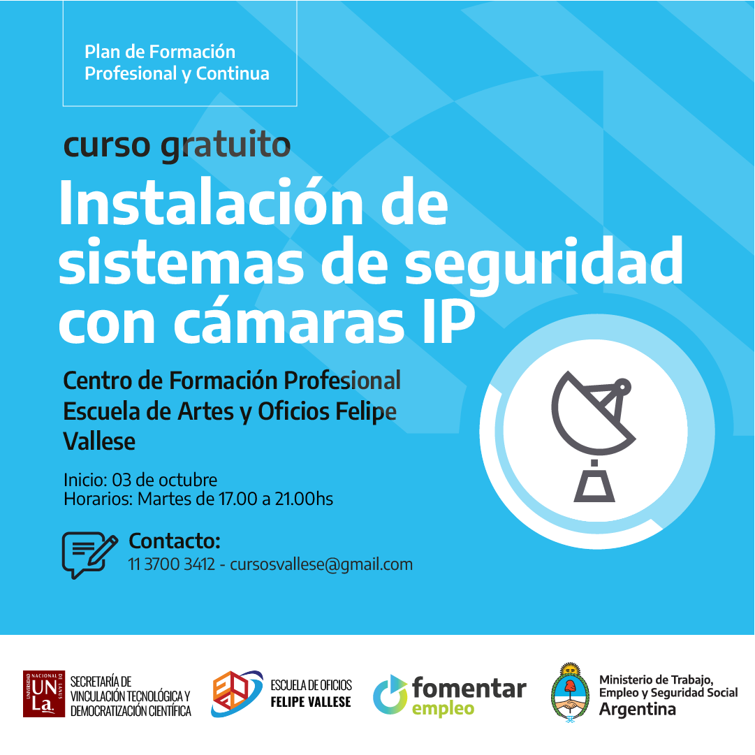 Instalación de sistemas de seguridad con Cámaras IP